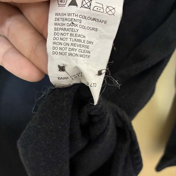 Racing Green British Style Button Up Shirt Men’s M Charcoal Long Sleeve - Picture 8 of 8